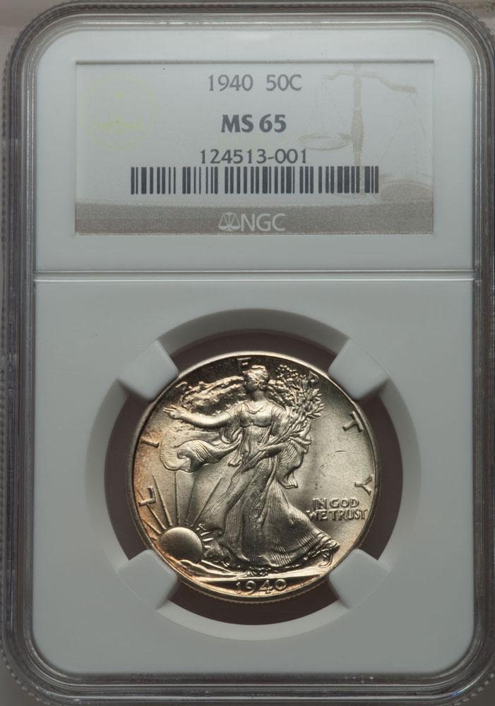 1489200 1940  Liberty Walking Half Dollar.