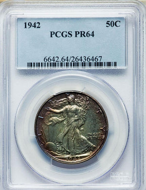 1489900 1942  Liberty Walking Half Dollar.