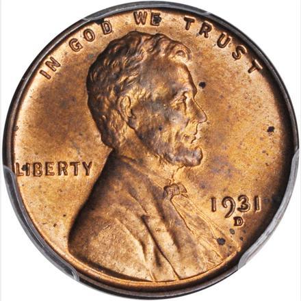 1472500 1931'D' RB Lincoln Cent.