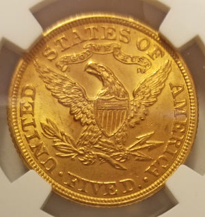 1479200 1902  Liberty Eagle.  NGC AU53.