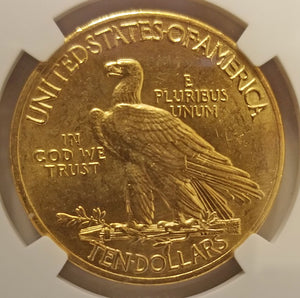 1493500 1932  Indian Head Gold Eagle.  NGC MS63.