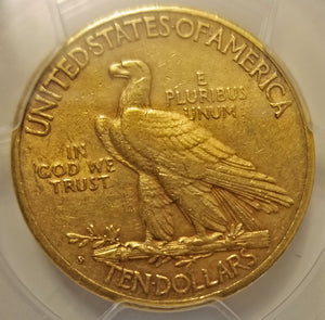 1493000 1911'S' Indian Head Gold Eagle.  AU-50 (PCGS).