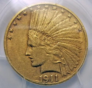 1493000 1911'S' Indian Head Gold Eagle.