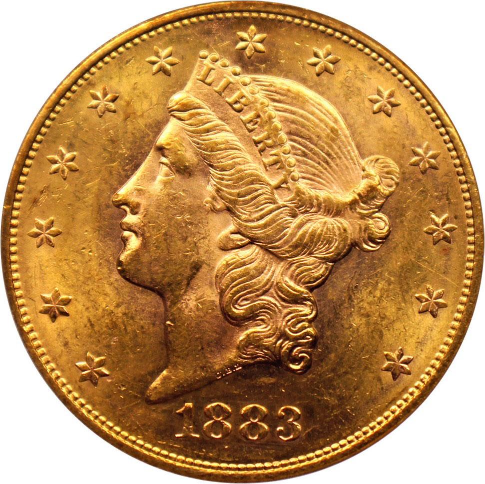 1494300 1883'S' Liberty Double Eagle.