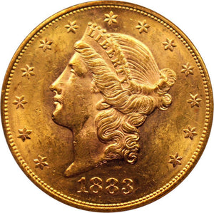 1494300 1883'S' Liberty Double Eagle.