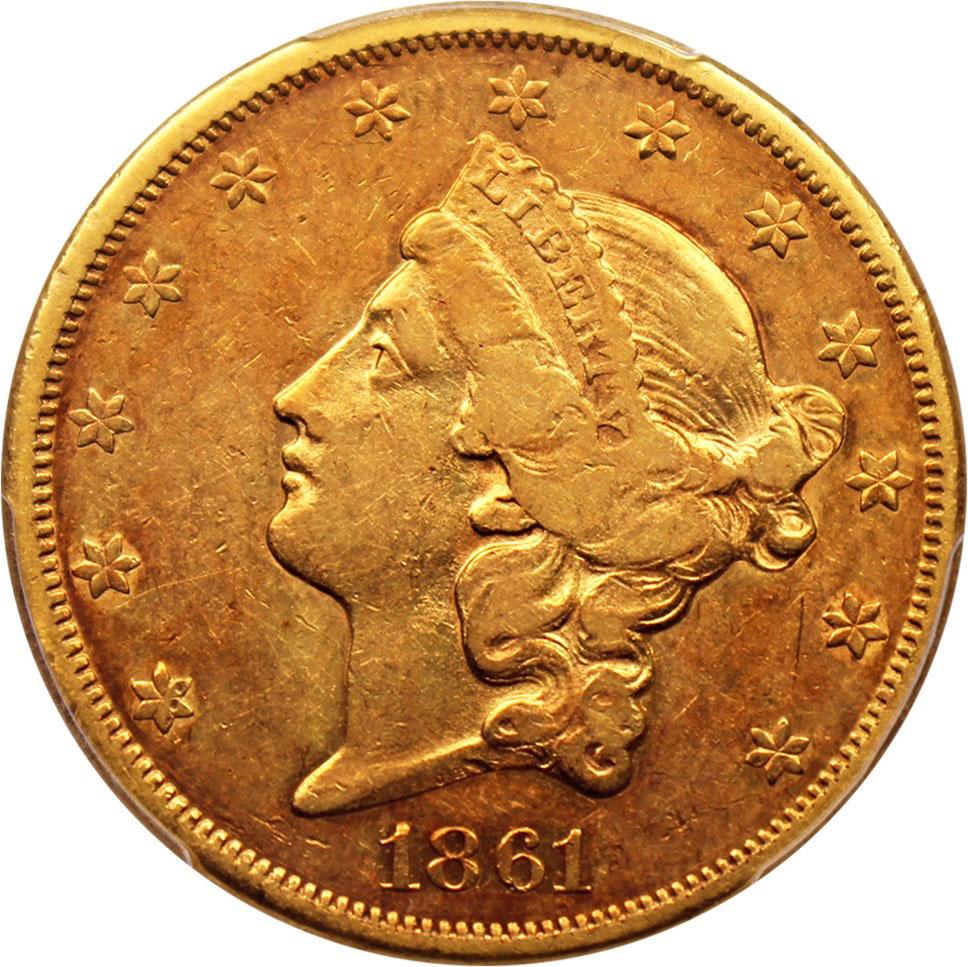 1493900 1861  Liberty Double Eagle.