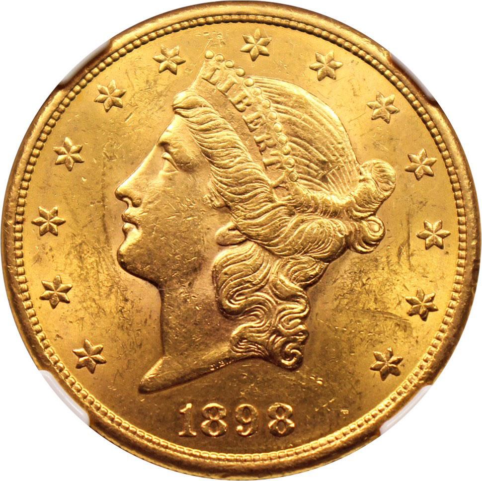 1494700 1898'S' Liberty Double Eagle.